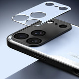 Metal Frosted Shockproof Phone Case For iPhone