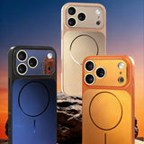 Large-view Frosted Magnetic Phone Case For iPhone