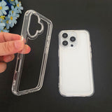 Transparent Frame Soft Hollow Silicone Phone Case For iPhone