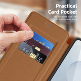 Flip Magnetic Leather Phone Case For Samsung