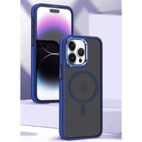 Luxury Magnetic Frosted Translucent Phone Case For iPhone