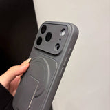 Large View Window Magnetic Phone Case For iPhone