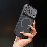 Color-blocking Magnetic Shockproof Phone Case For iPhone