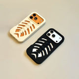 Hollowed-out Fishbone Phone Case For iPhone