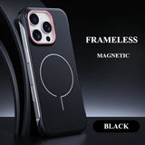 Ultra-thin Borderless Magnetic Phone Case For iPhone