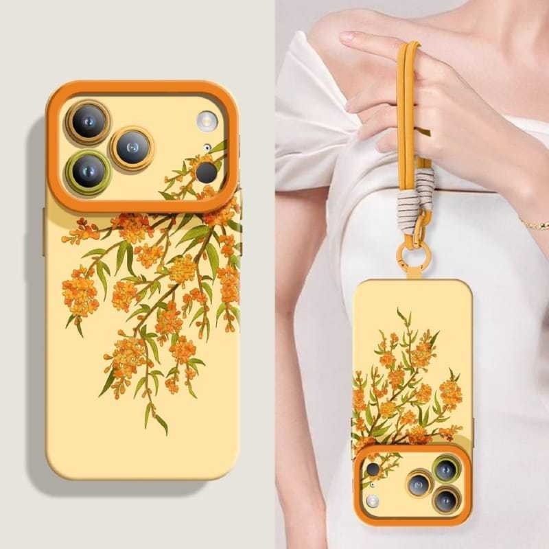 Branch Lanyard Phone Case For iPhone