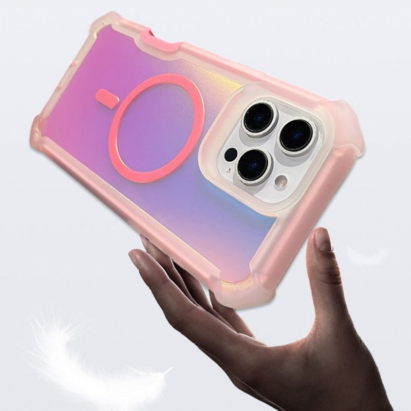 Electroplating Magnetic Phone Case For iPhone