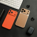 Leather Diamond Textured Case For iPhone