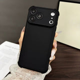 Simple Four-corner Shockproof Soft Phone Case For iPhone