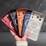 Breathable and Heat-dissipating Magnetic Phone Case For iPhone