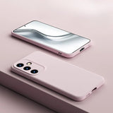 Liquid Silicone Solid Color Phone Case For Samsung