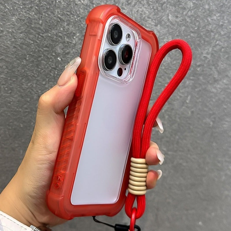 Transparent Frosted Drop-proof Phone Case For iPhone
