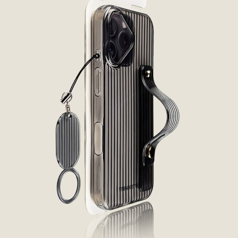 Transparent Wristband Anti-fall Phone Case For iPhone