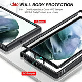 Heavy Duty with Camera 360°Kickstand Case For Samsung