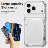 Transparent Flip Phone Case For iPhone