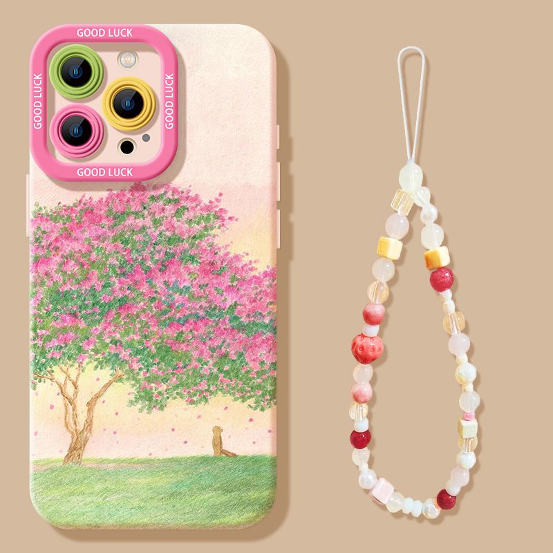 Pink Silicone Phone Case For iPhone