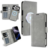 2 in 1  Wallet Magnetic Case For iPhone