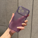 Ultra Thin Soft Matte Translucent Silicone Phone Case For iPhone