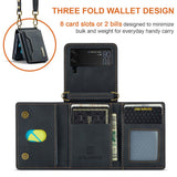 Crossbody Card Wallet Phone Case For Samsung Z Flip
