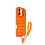 Heat Dissipation Breathable Mesh Magnetic Soft Phone Case For iPhone