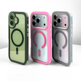 2-in-1 Magnetic Transparent Phone Case For iPhone