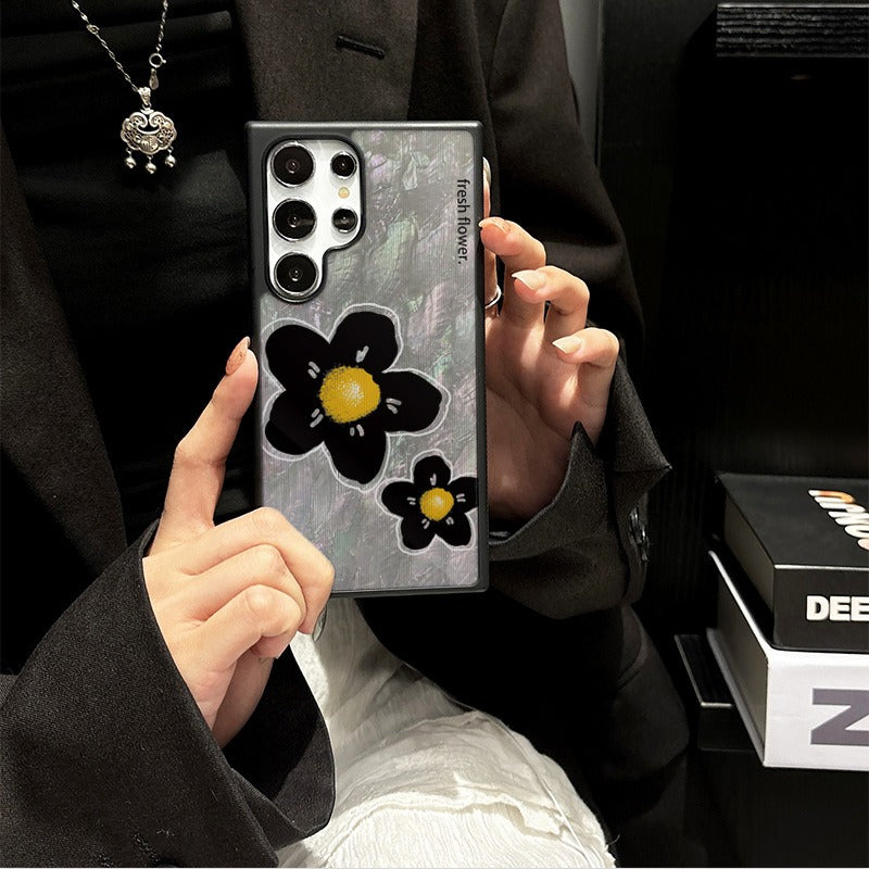 Creative Fantasy Big Flower Phone Case For Samsung