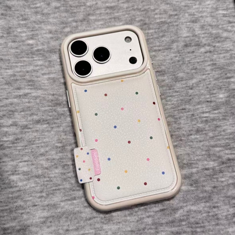 Polka Dot Shockproof Phone Case For iPhone