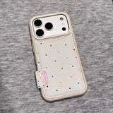 Polka Dot Shockproof Phone Case For iPhone