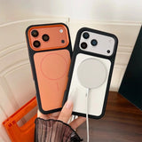 New Bicolor Matte Frosted Magnetic  Phone Cas For iPhone