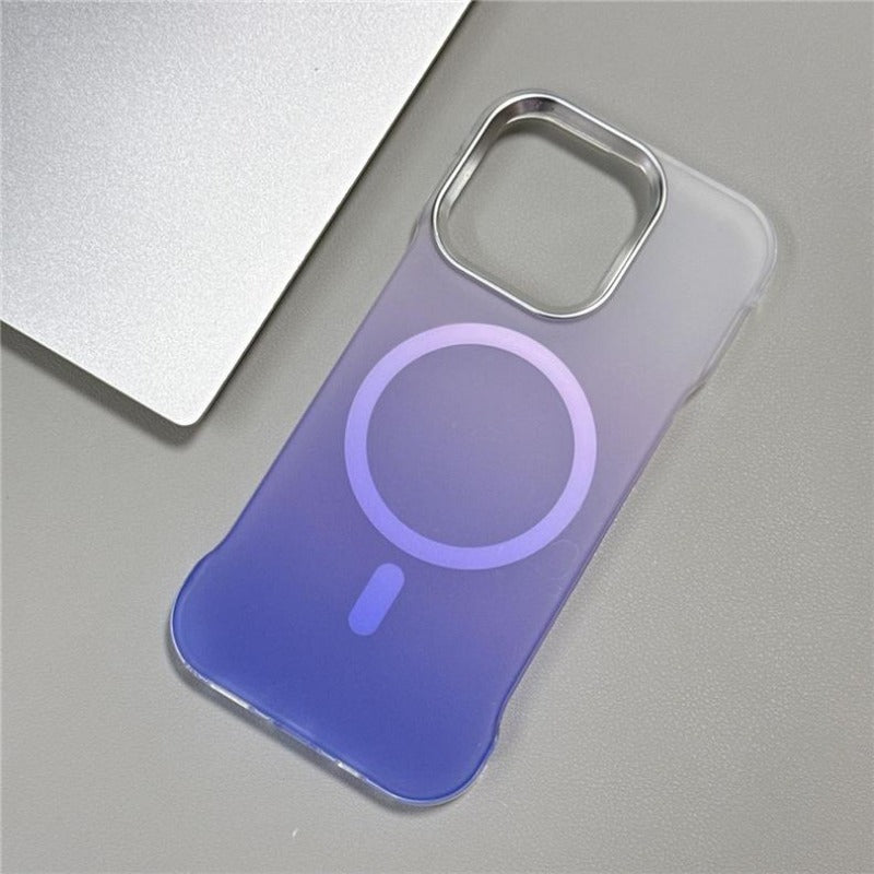 Gradient Color Ultra-thin Borderless Phone Case For iPhone
