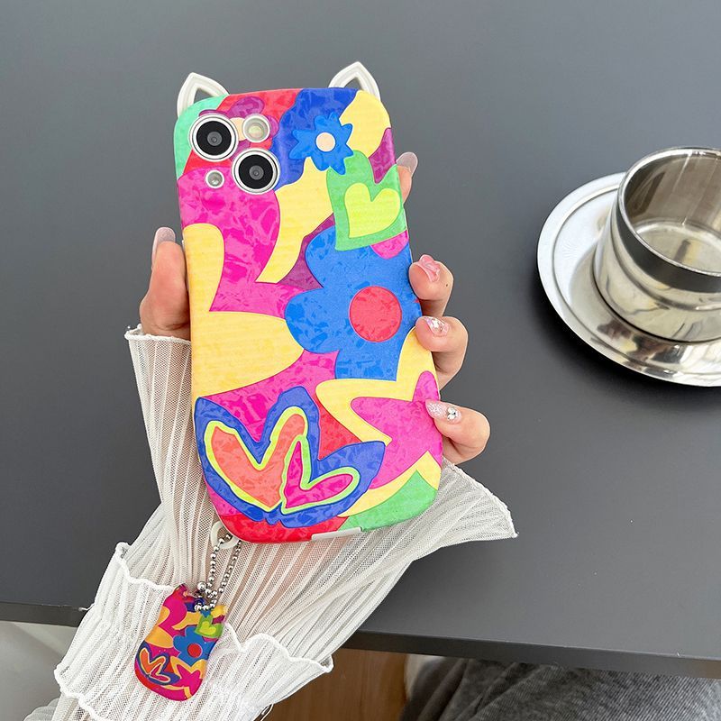 Cat Ear Phone Case For iPhone