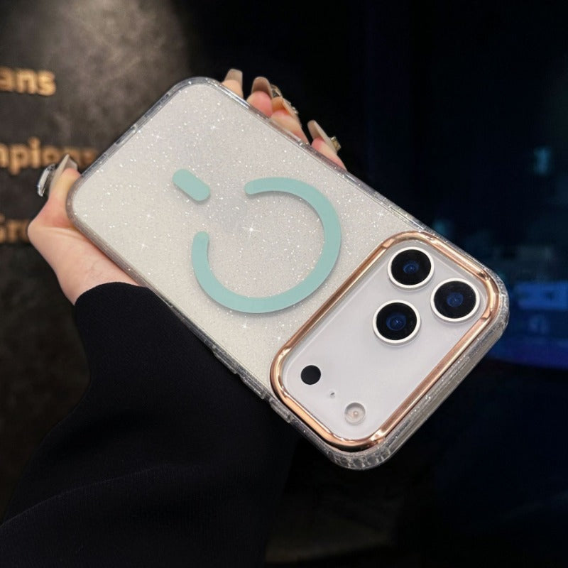 Acrylic Transparent Magnetic Phone Case For iPhone