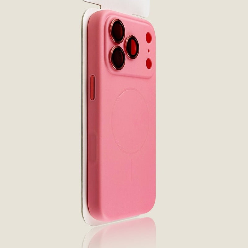 Fluorescent Green Silicone Magnetic Phone Case For iPhone