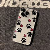 Black Claw Love Phone Case For iPhone