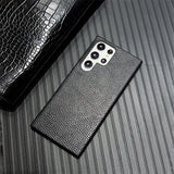 Frosted Leather Pattern Anti-fall Mobile Phone Case For Samsung