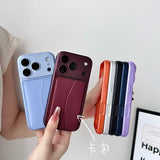 Card Holder Anti-drop Phone Case For iPhone