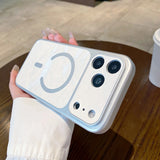 Large Window Magnetic Phone Case For iPhone