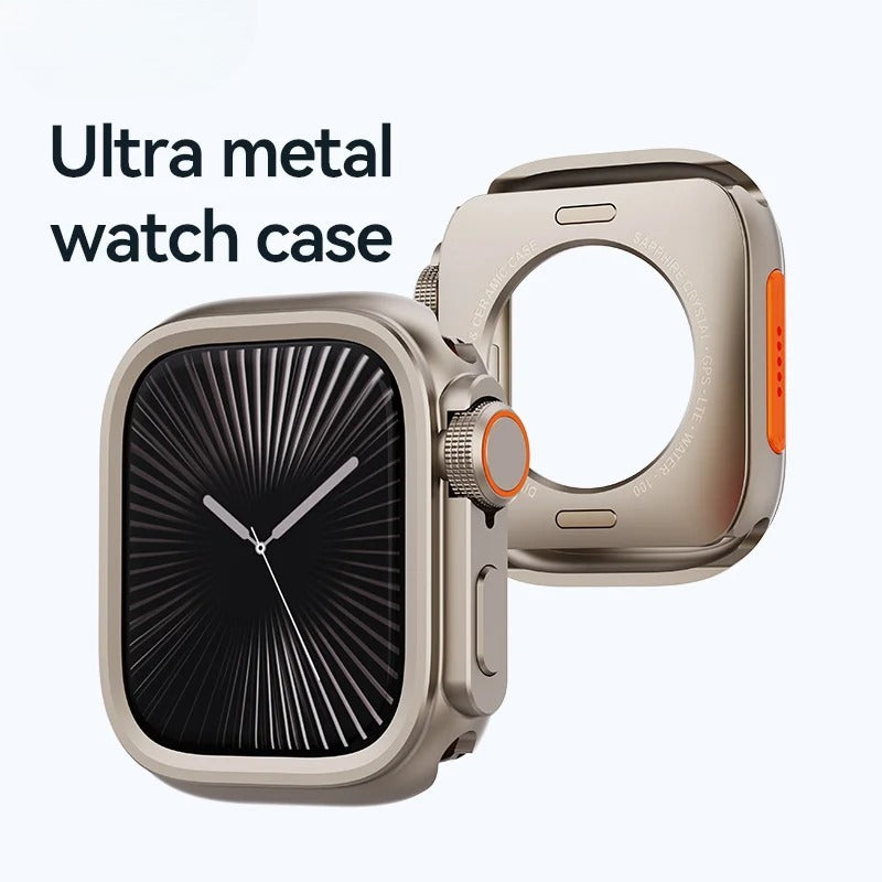 Metal Shell PC Back Cover For Apple Watch 49mm 46mm 45mm 44mm