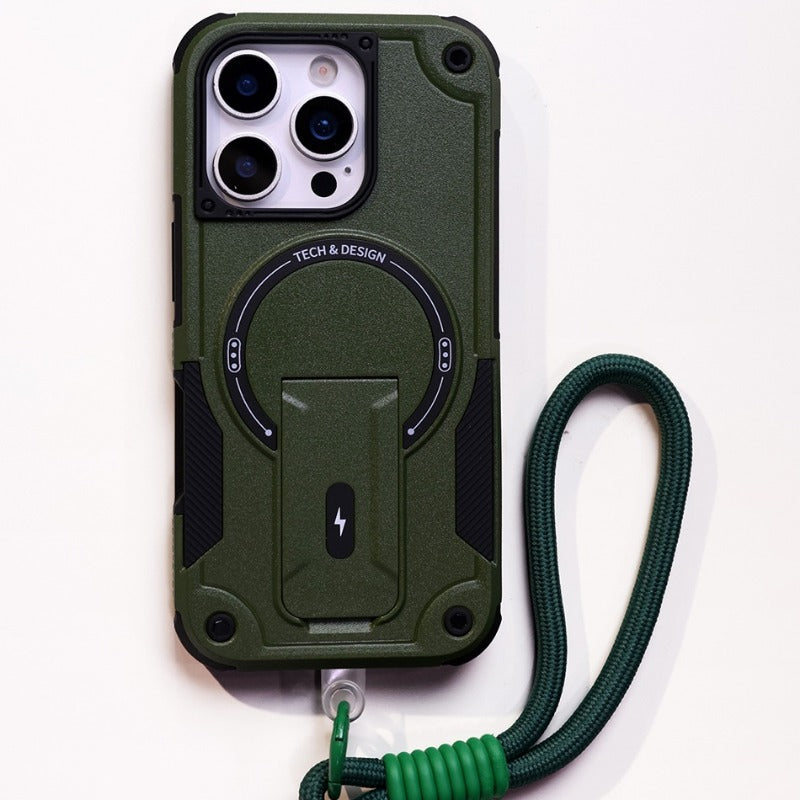 Magnetic Lanyard Phone Case For iPhone