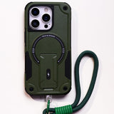 Magnetic Lanyard Phone Case For iPhone