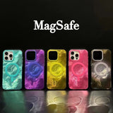 Smudge Gradient Magnetic Phone Case For iPhone