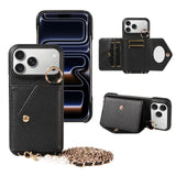 PU Leather Phone Wallet Case For iPhone