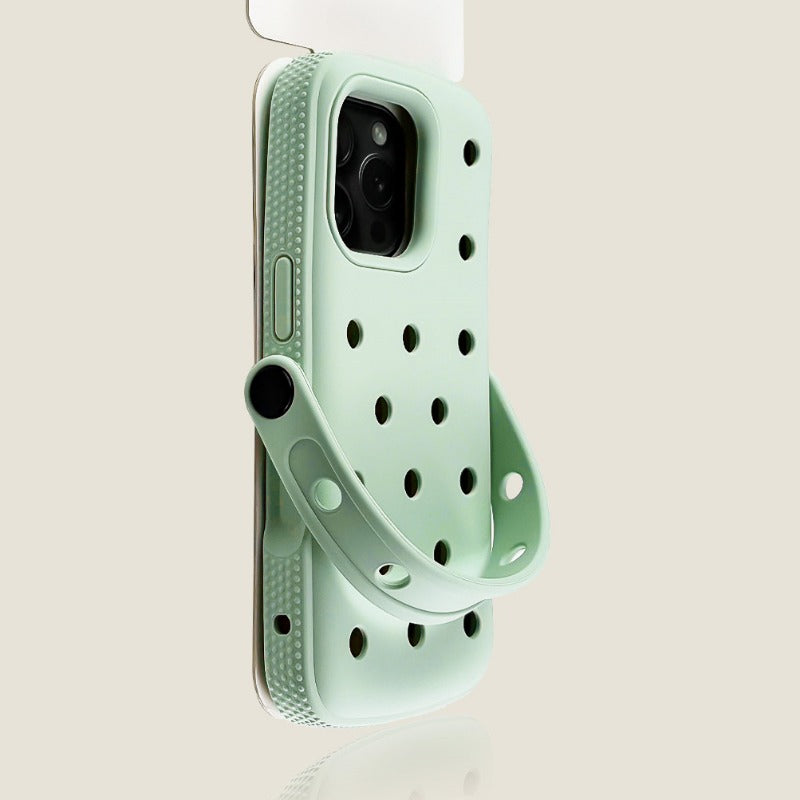 Hole Silicone Soft Phone Case For iPhone