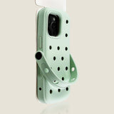 Hole Silicone Soft Phone Case For iPhone
