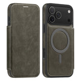 Leather Magnetic Flip Phone Case For iPhone