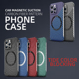 Carbon Fiber Magnetic Case For iPhone