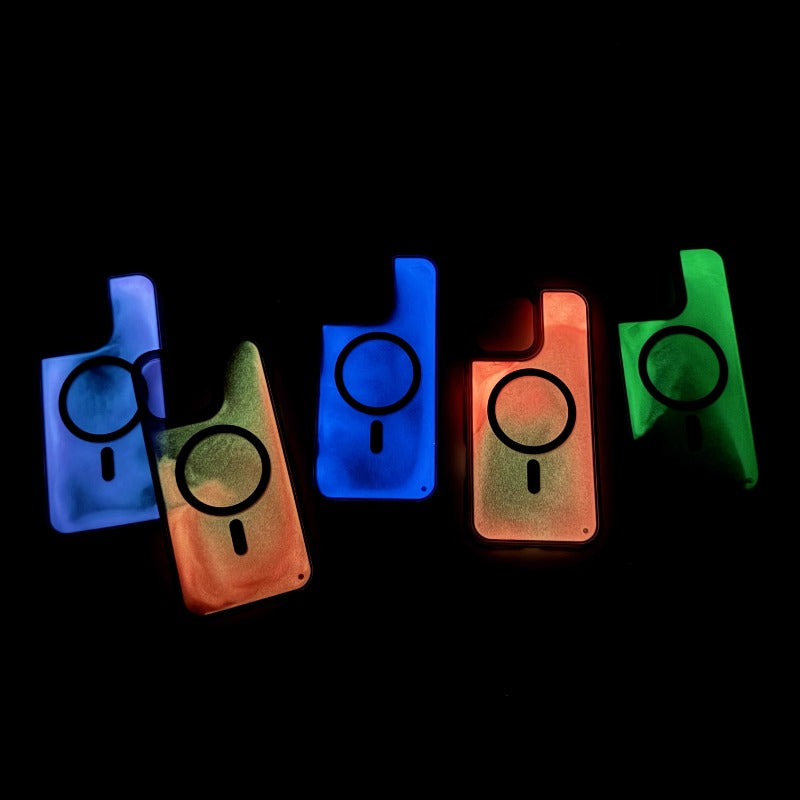 Luminous Quicksand Phone Case For iPhone