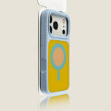 Color-blocked Magnetic Phone Case For iPhone