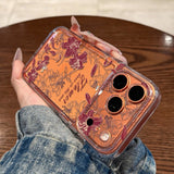 Flower-shaped Transparent Phone Case For iPhone