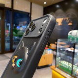 3D Cat Lanyard Anti-drop Phone Case For iPhone